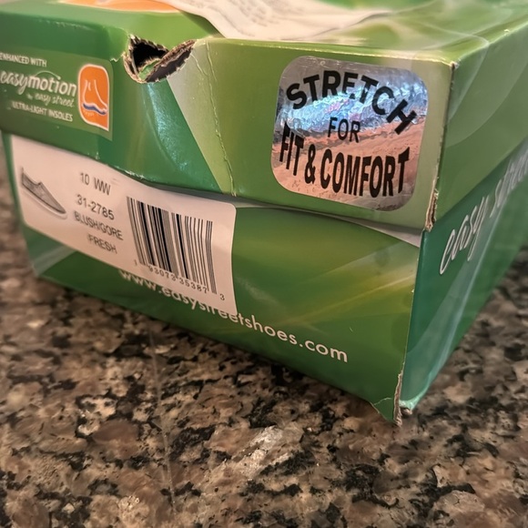 Easy street fresh blush gore slip on sneakers NIB 10WW - Picture 10 of 13